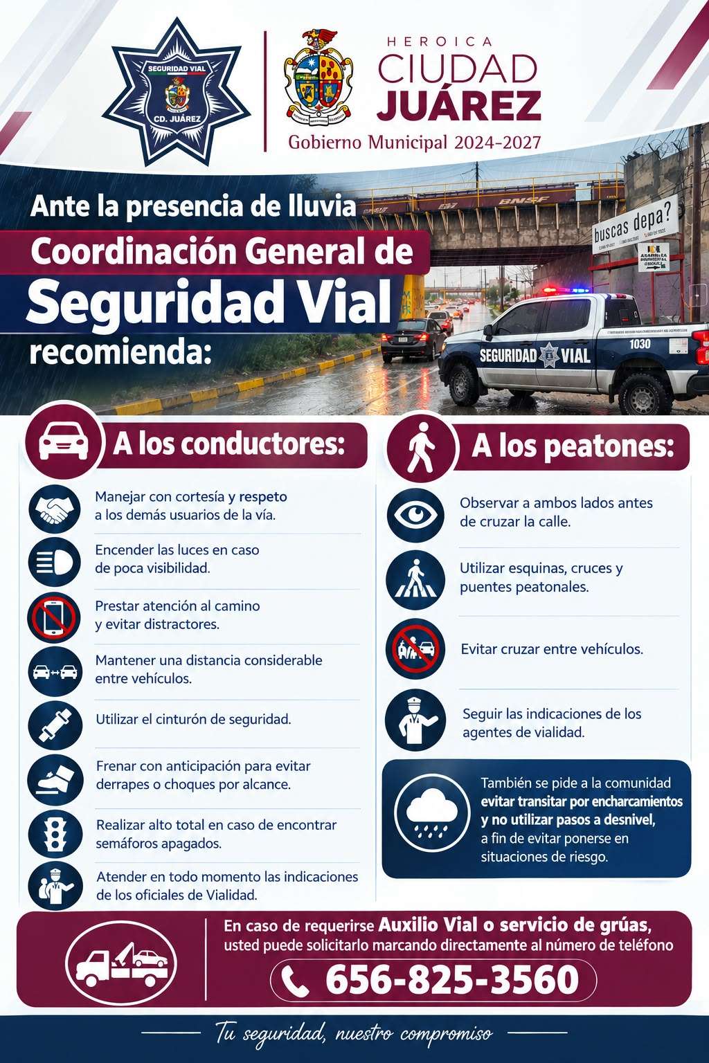 Vialidad bloquea el paso en el túnel de la 16 de Septiembre por acumulación de agua