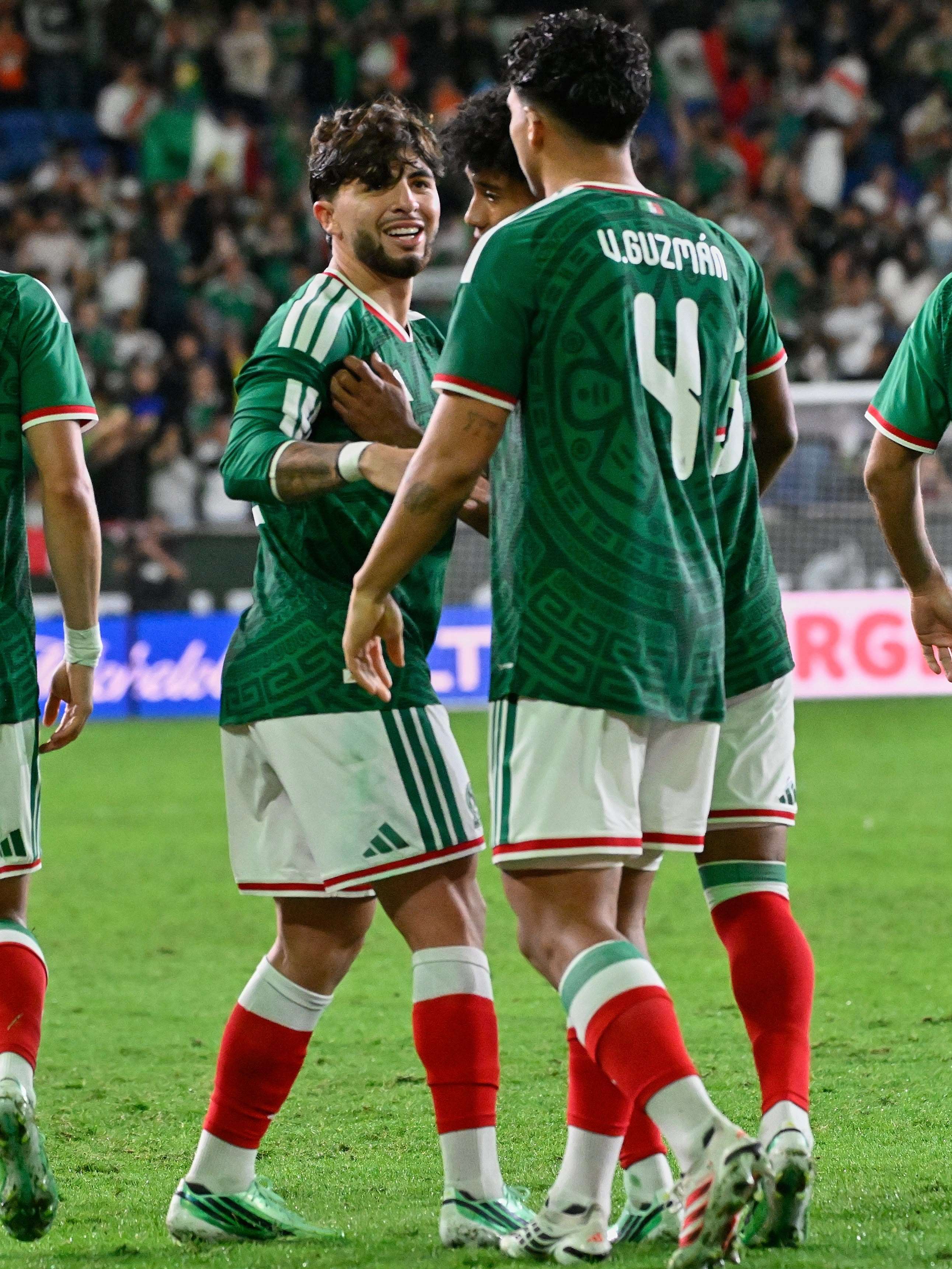 Asistencia de Denzel García en empate de México contra Perú 