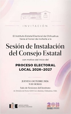 Convoca IEE al arranque oficial del Proceso Electoral 2026-2027