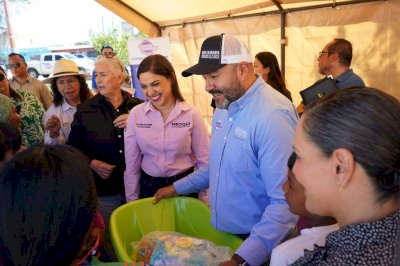 Fortalecen Estado y Municipio de Meoqui atención a familias 