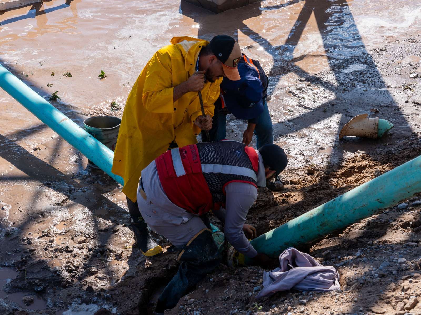 Refuerzan operativo de emergencia por aumento del nivel del río Bravo