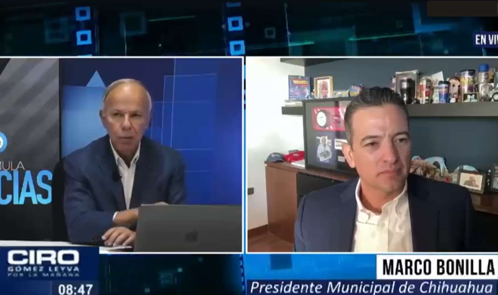 Cero miedo, que la gente compare resultados: Marco Bonilla con Ciro 