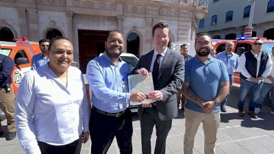 Recibe Protección Civil Municipal donación de vehículos nuevos 
