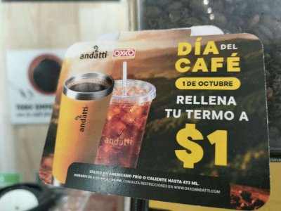 Vende Oxxo su café a solo $1 por el Día Internacional del Café