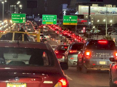Colapsa choque carambola tráfico en el Perijuv