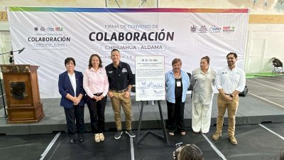Firman Chihuahua y Aldama convenio Unidos por la Salud Mental