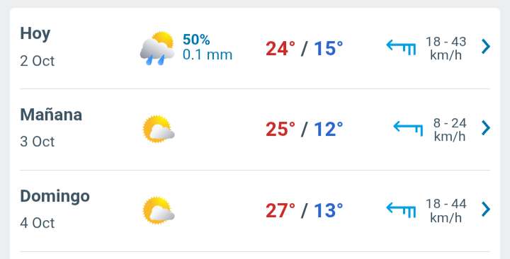 Pronostican lluvias por la tarde y un día fresco de 24°C en Juárez