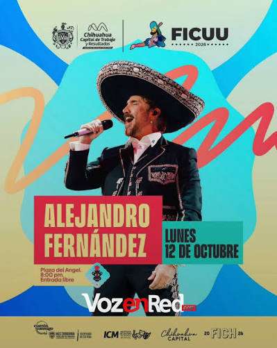 Invita Alejandro Fernández a concierto gratuito en Plaza del Ángel