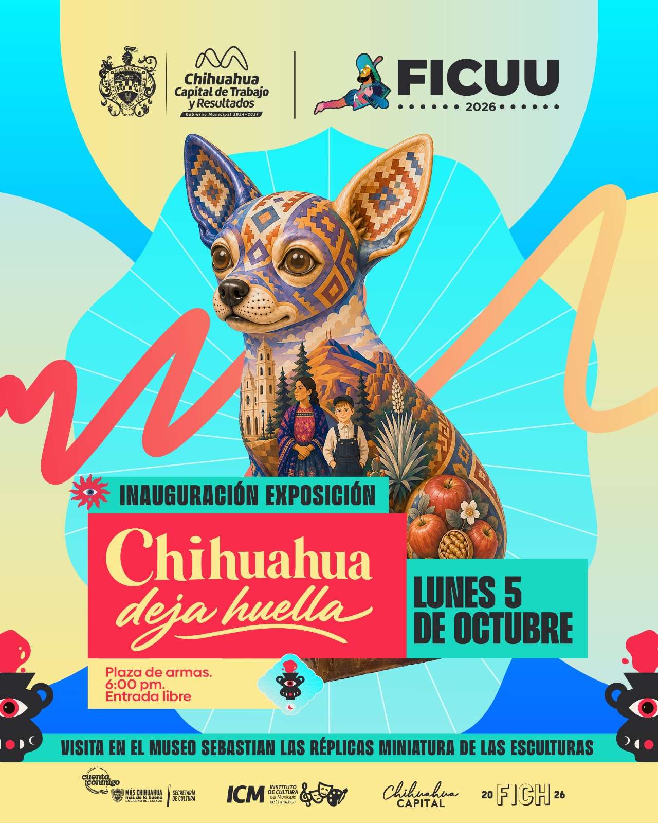 Inauguran este lunes exposición Chihuahua Deja Huella en Ficuu 2026