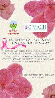 Convocan a apoyar a pacientes con cáncer de mama