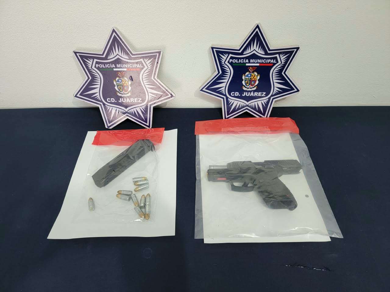 Lo detienen con arma calibre 9 milímetros