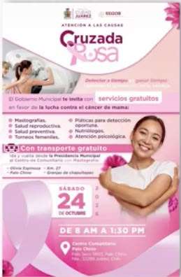 Refuerzan aquí lucha contra el cáncer de mama 