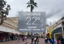 Alcanza temperatura 22°C con probabilidad de lluvias