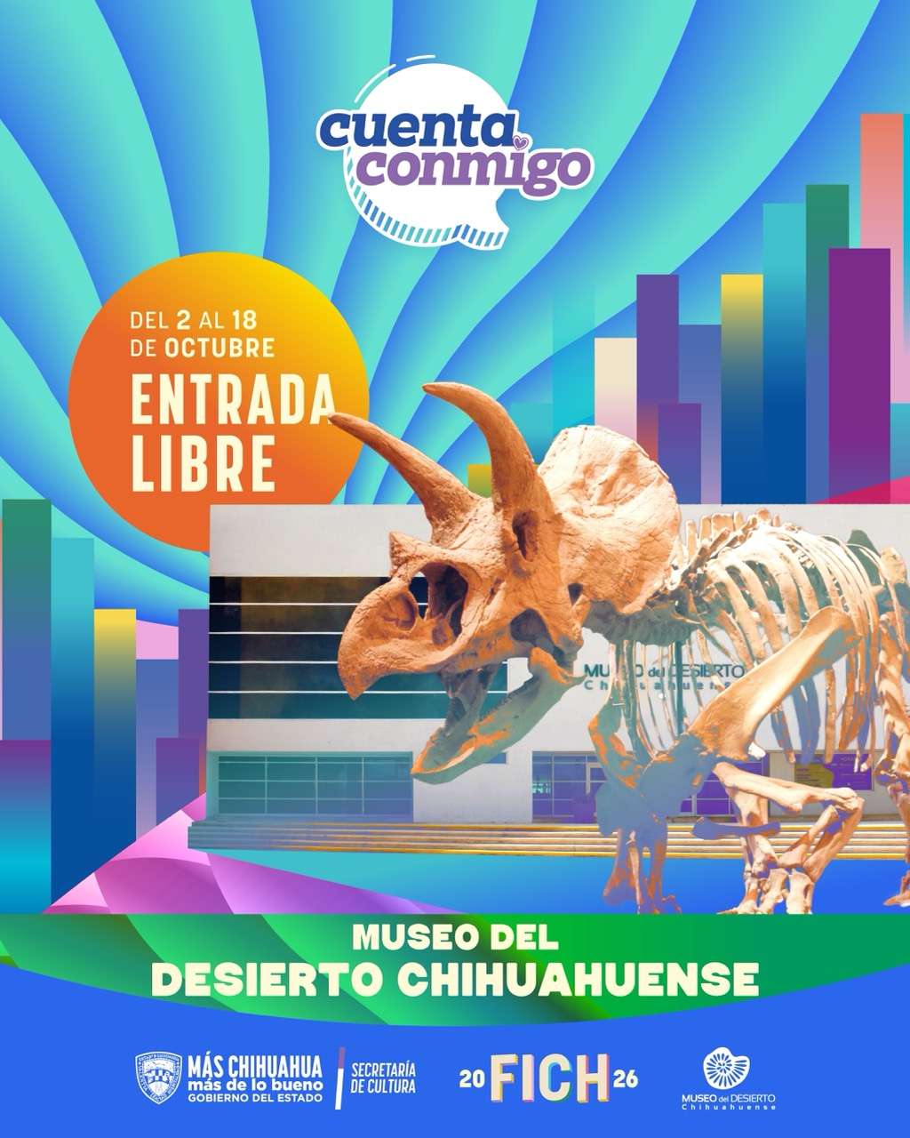 Anuncian entrada gratuita a museos estatales por el Fich