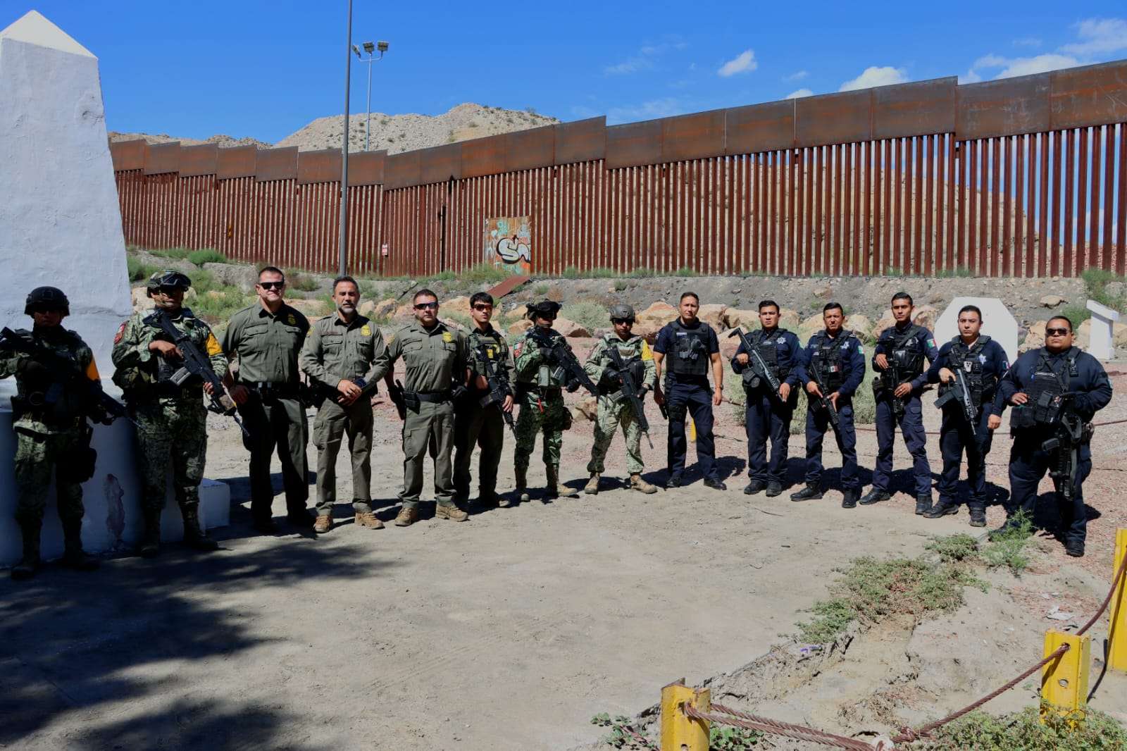 Realizan patrullaje binacional en la franja fronteriza