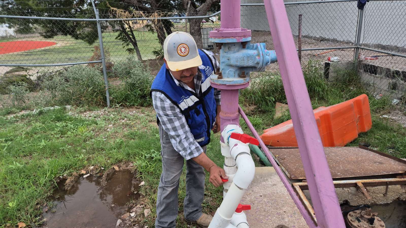 Rehabilita Municipio cinco garzas de agua tratada 