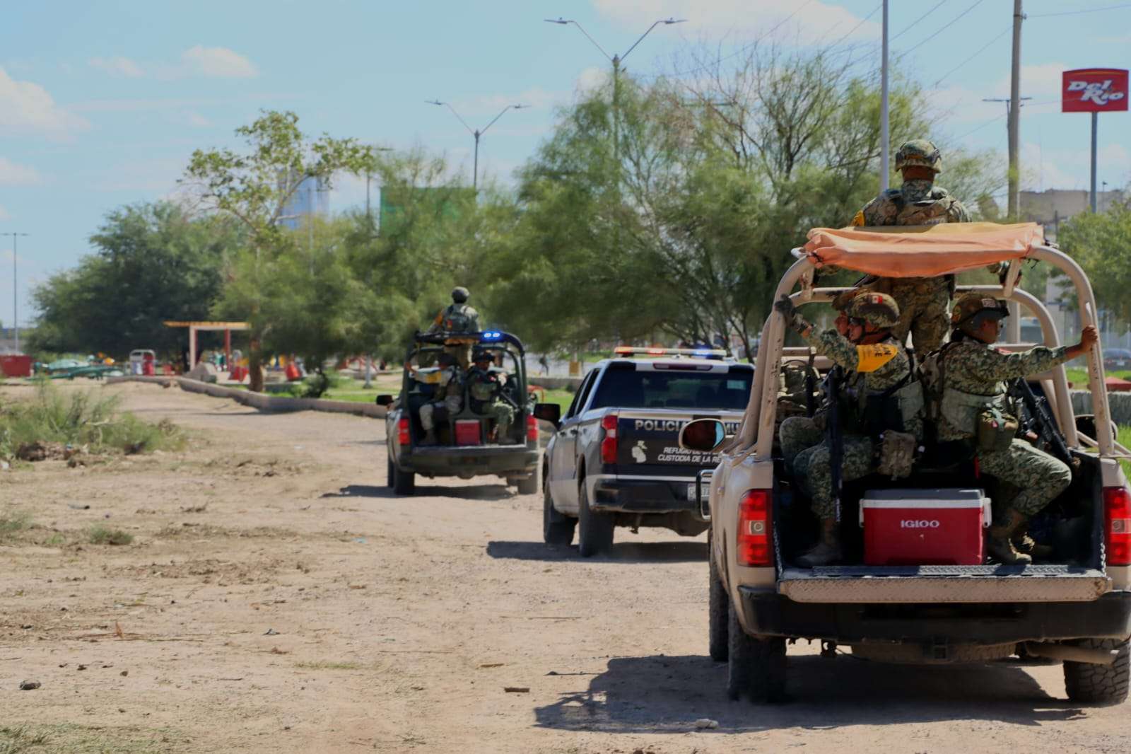 Realizan patrullaje binacional en la franja fronteriza