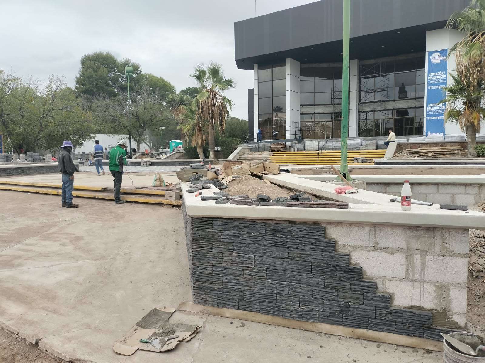 Avanza 57% rehabilitación del Teatro de los Héroes