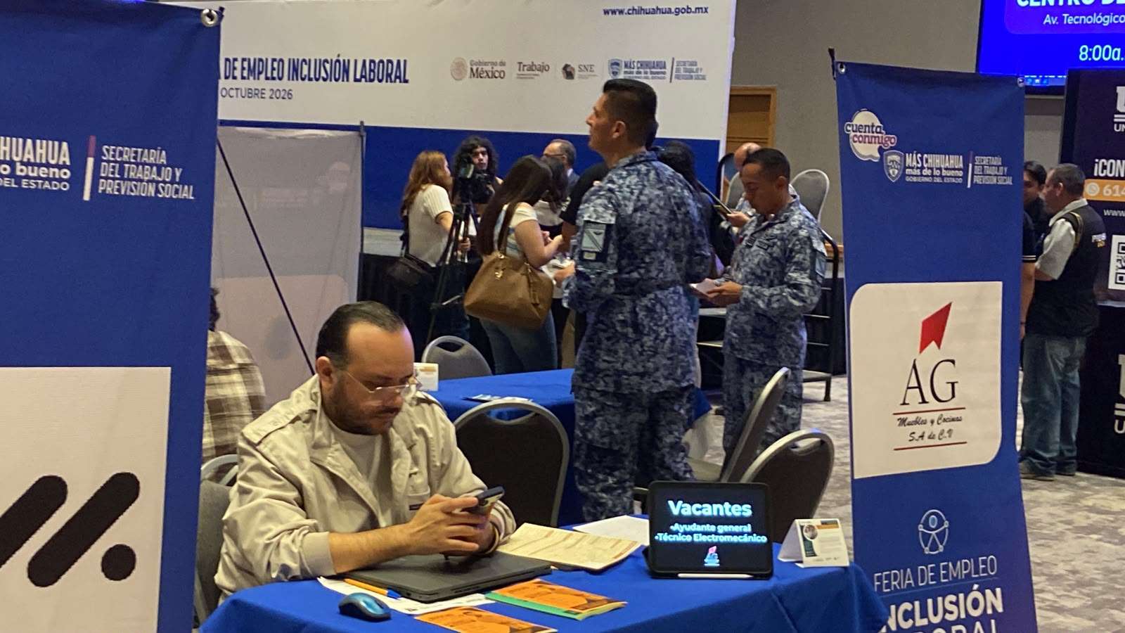 Ofrecen más de 2 mil vacantes en Feria de Empleo e Inclusión