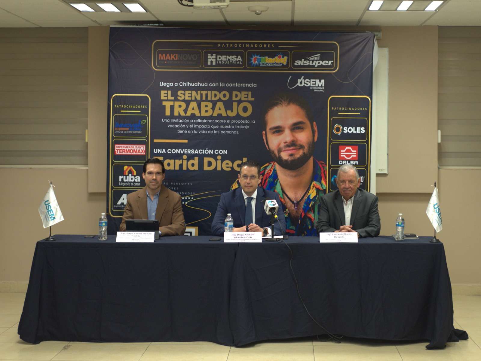 Reunirá Usem a empresarios y jóvenes en conferencia de Farid Dieck