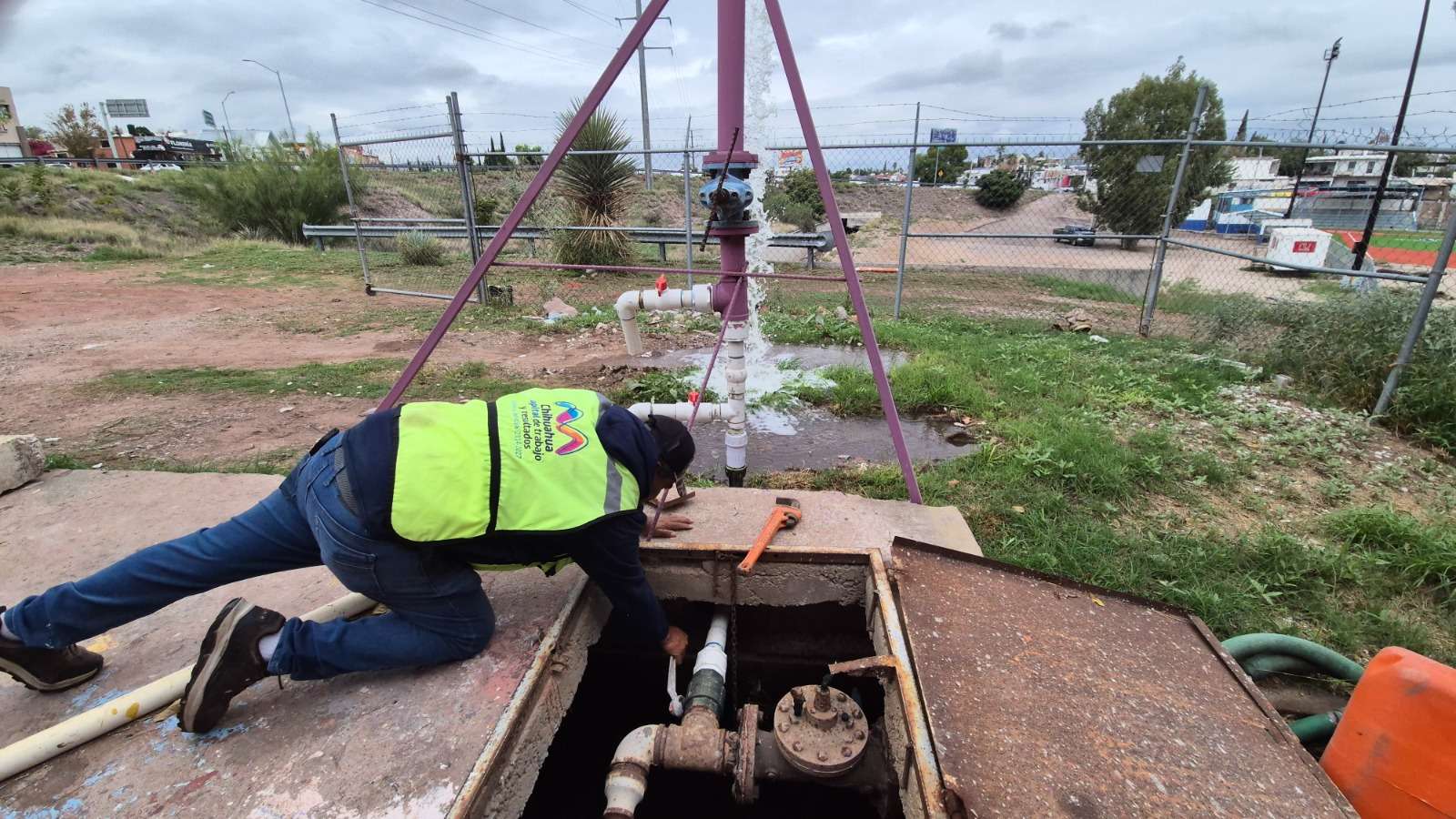 Rehabilita Municipio cinco garzas de agua tratada 