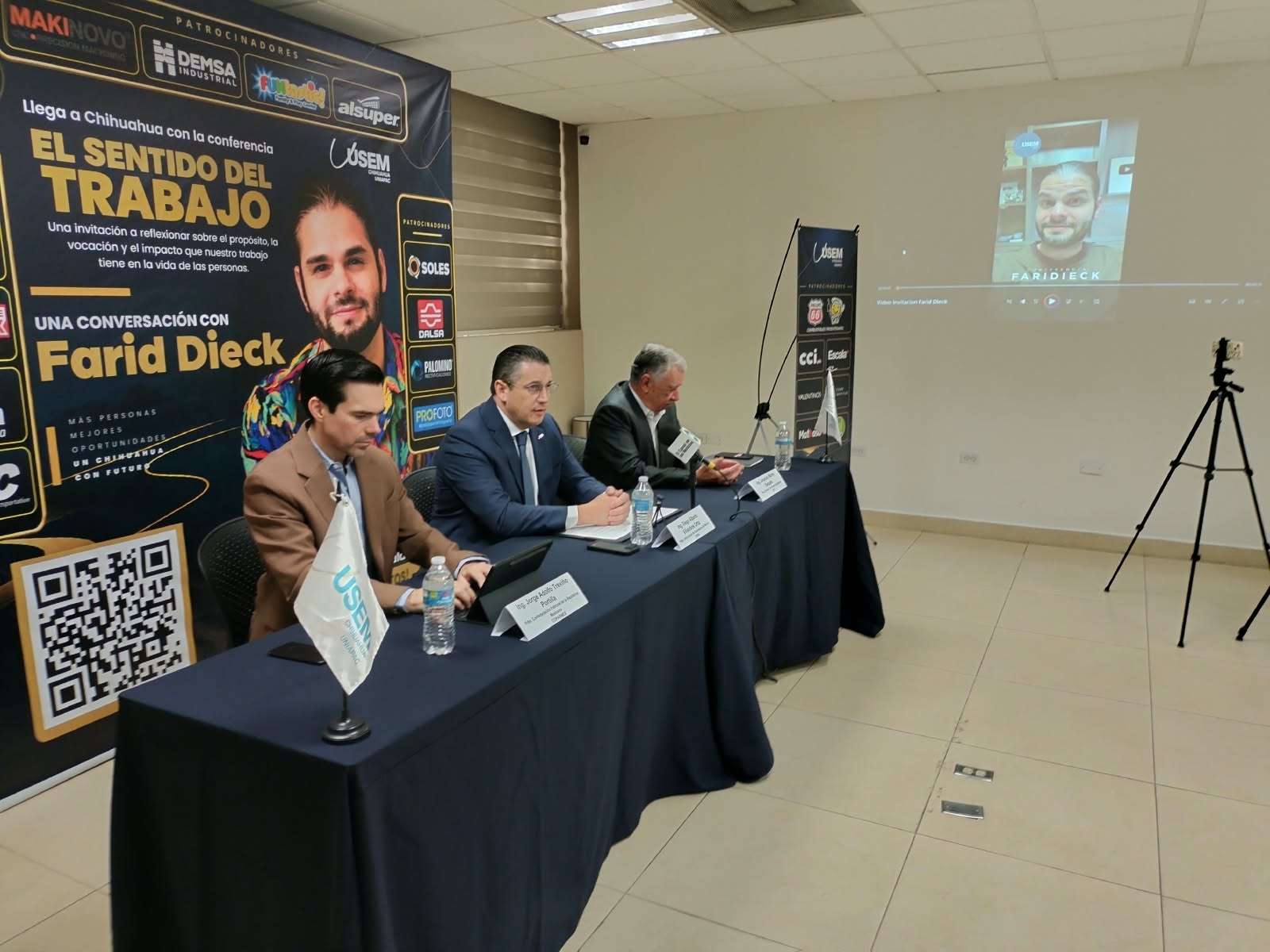 Anuncian conferencia El Sentido del Trabajo de Farid Dieck