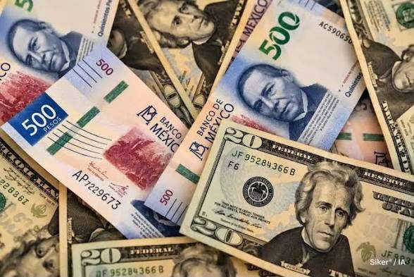 Baja dólar en bancos pero sube en casas de cambio