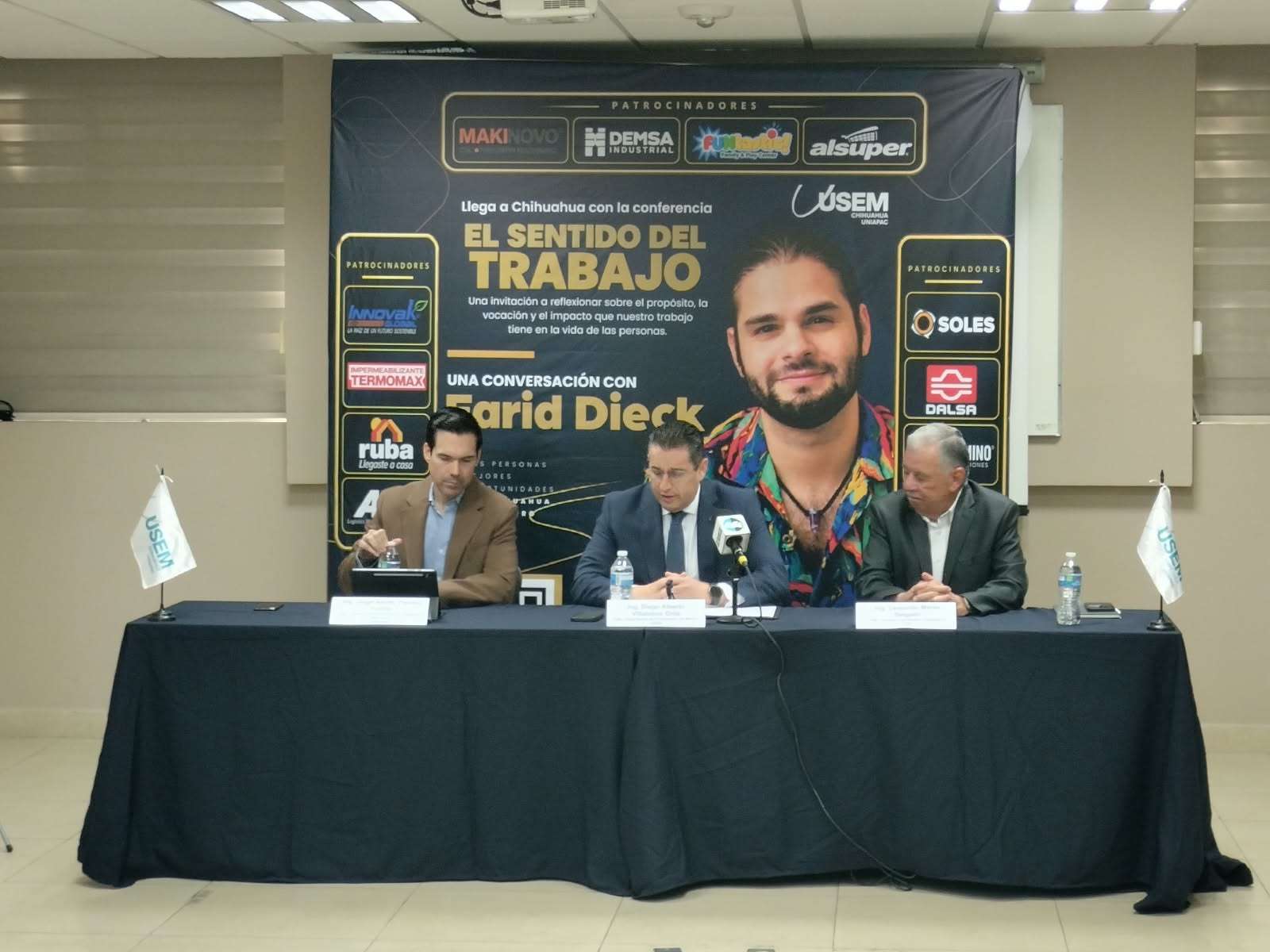 Anuncian conferencia El Sentido del Trabajo de Farid Dieck