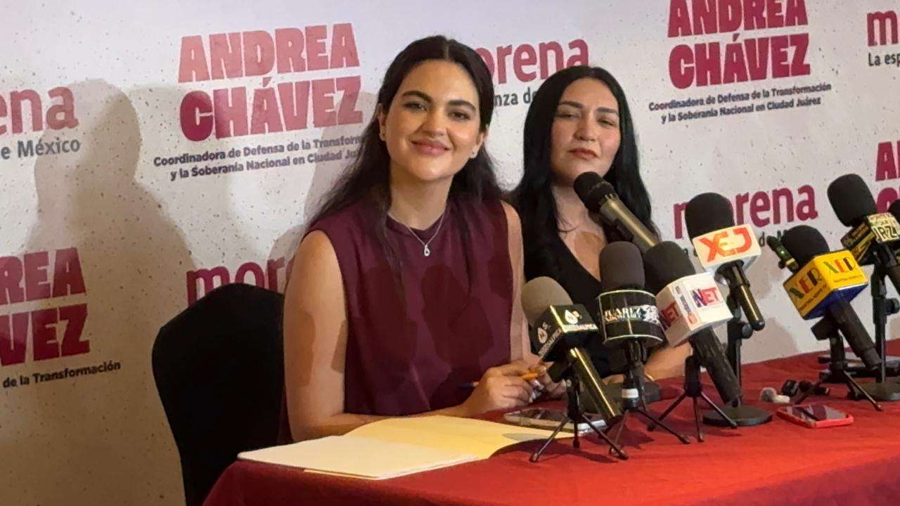 Anuncia Andrea Chávez reorganización de Morena en Juárez 