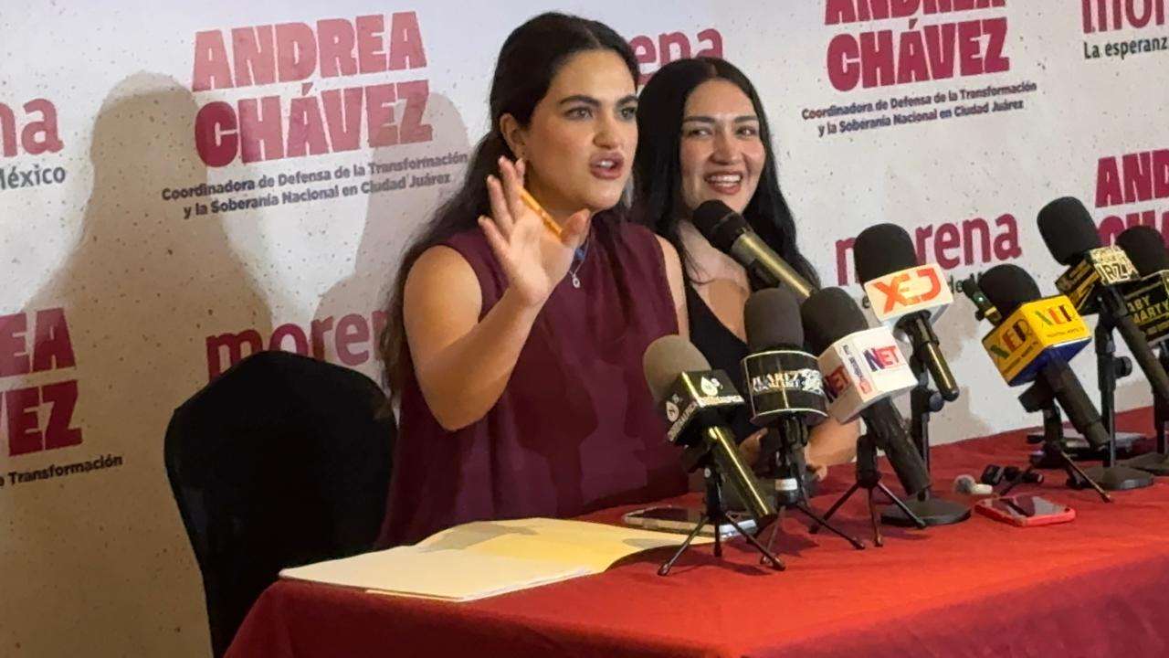 Anuncia Andrea Chávez reorganización de Morena en Juárez 