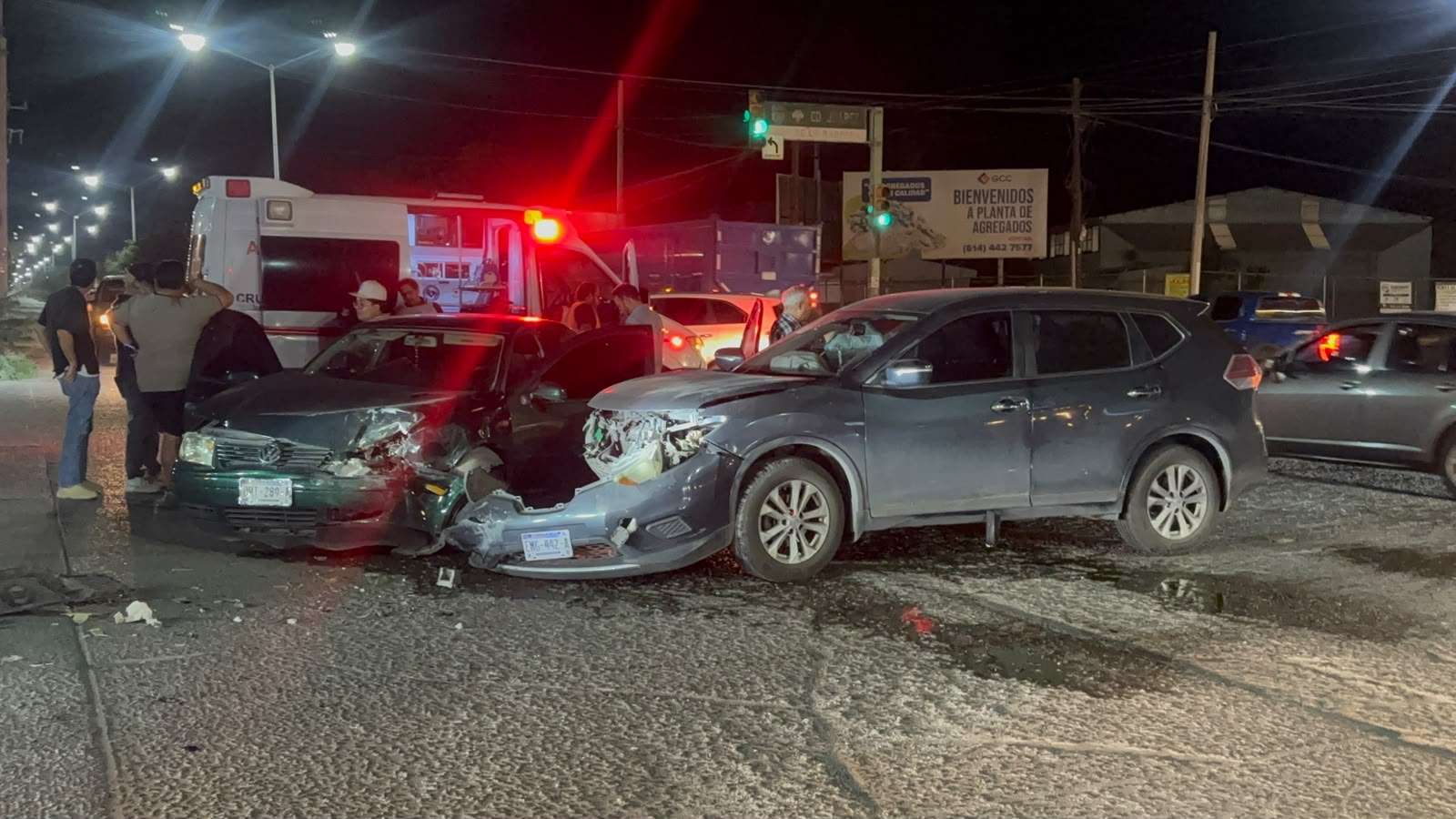 Deja fuerte encontronazo un herido al norte
