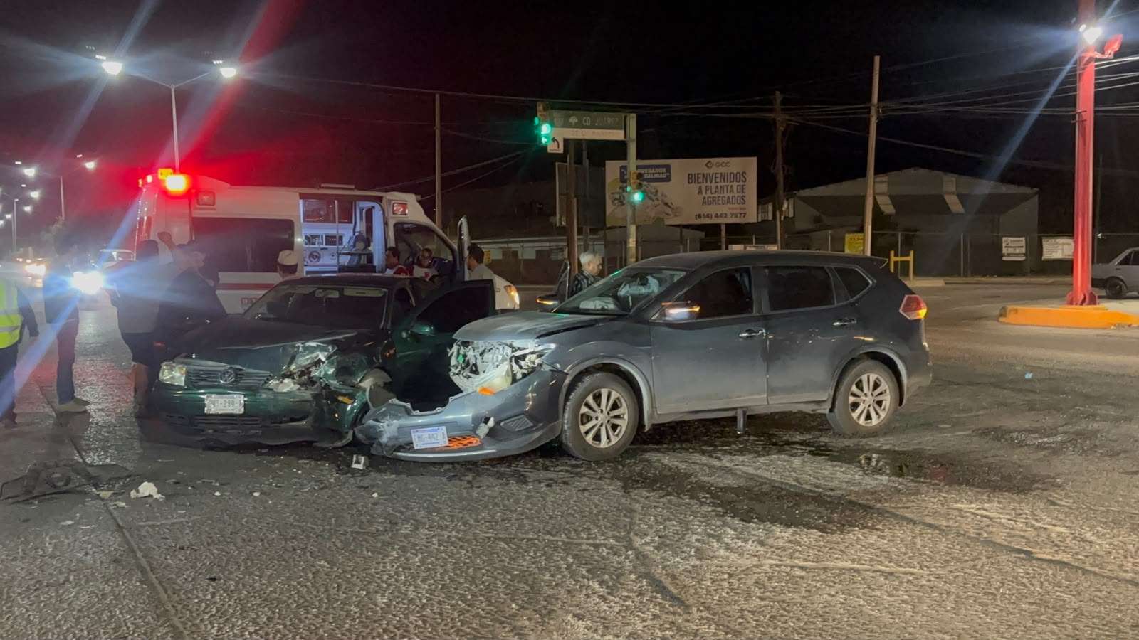 Deja fuerte encontronazo un herido al norte