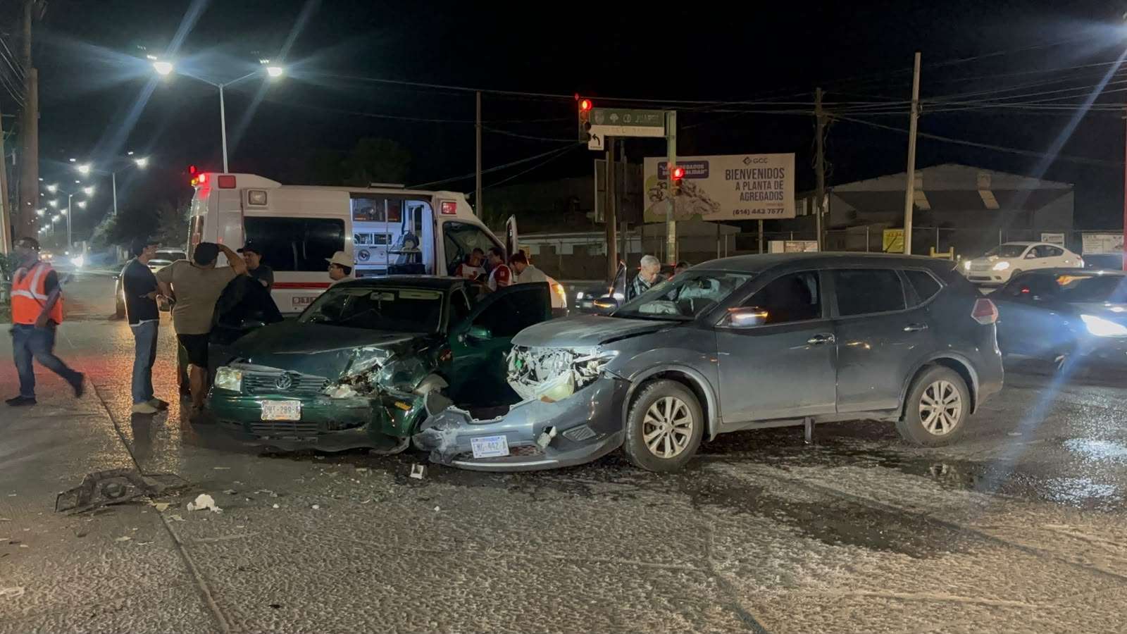 Deja fuerte encontronazo un herido al norte