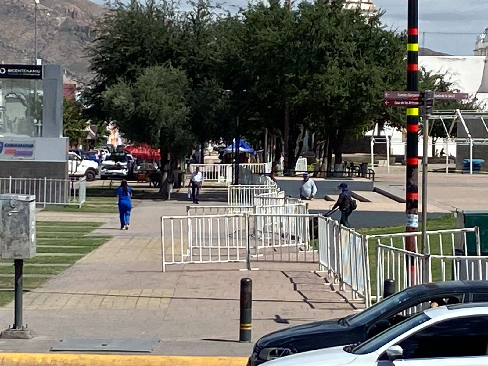 Preparan Plaza del Ángel para concierto de Alejandro Fernández