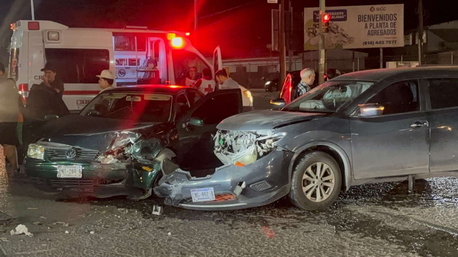 Deja fuerte encontronazo un herido al norte