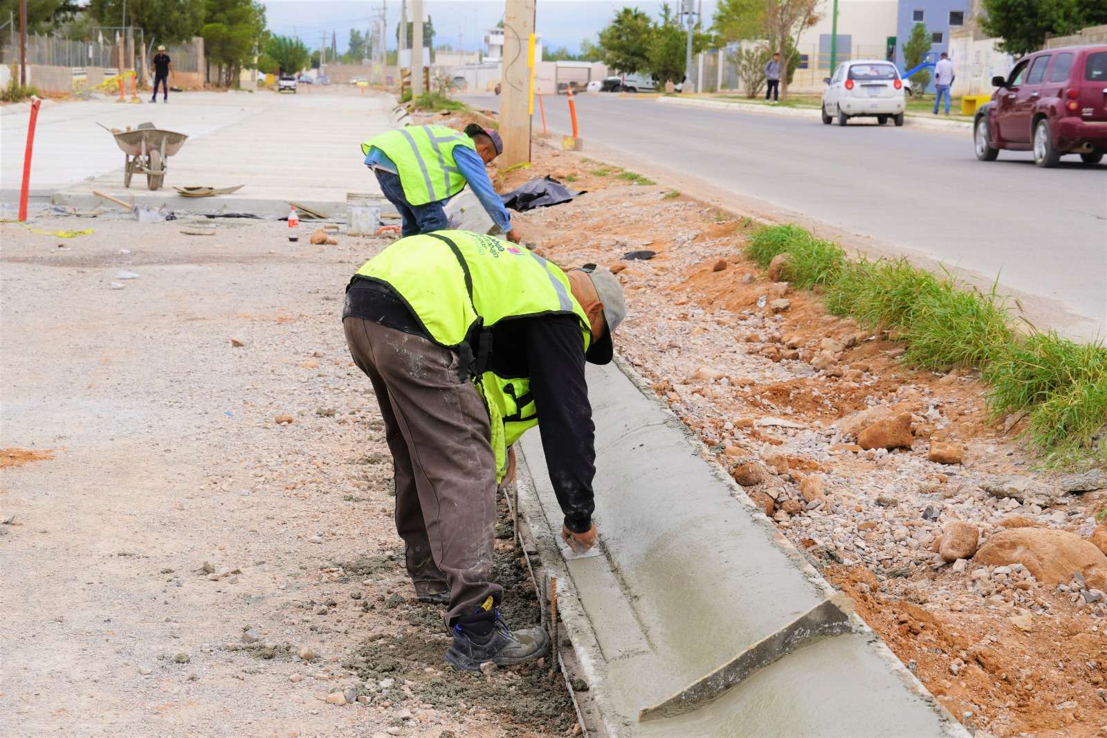 Avanza 70% de pavimentación en calle Río Nilo