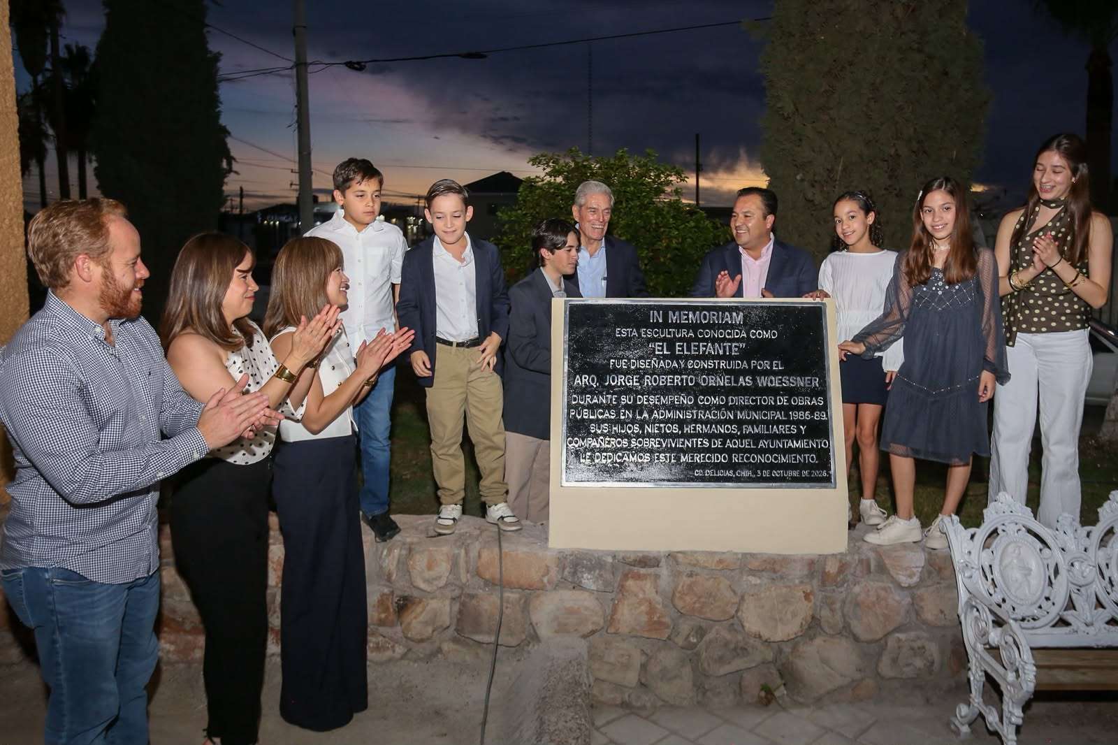 Reconocen en Delicias legado del arquitecto Jorge Roberto Ornelas Woessner