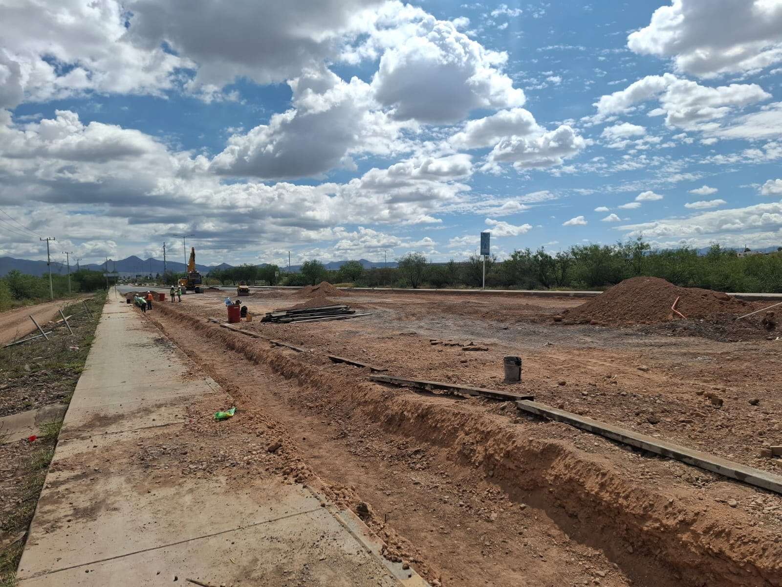 Avanza 40% la construcción del puente Palestina y Fuerza Aérea