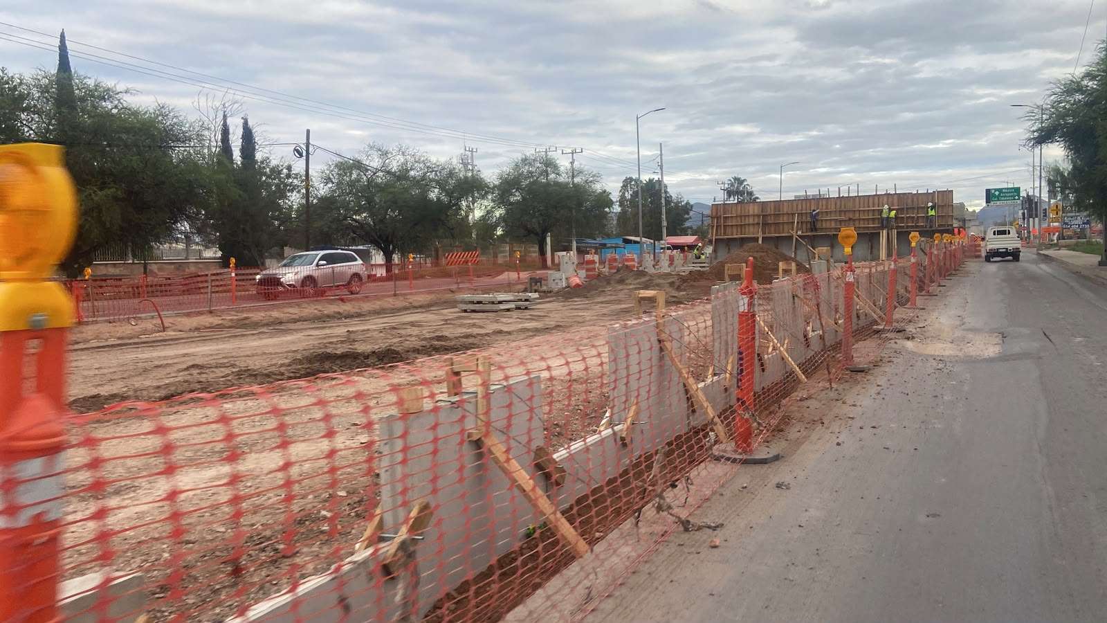 Avanza 40% la construcción del puente Palestina y Fuerza Aérea