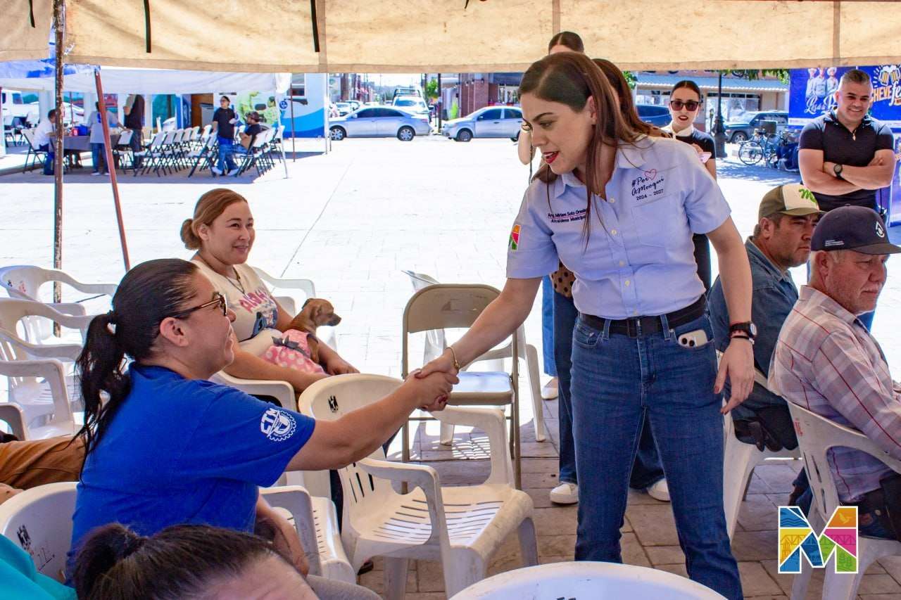 Acercan servicios municipales a familias de Meoqui