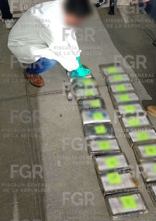 Incautan 93 paquetes con presunta cocaína en el municipio de Cuauhtémoc