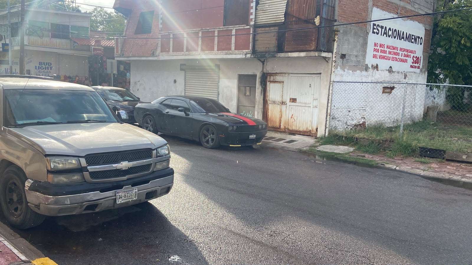 Cae lluvia ligera en el centro de Chihuahua