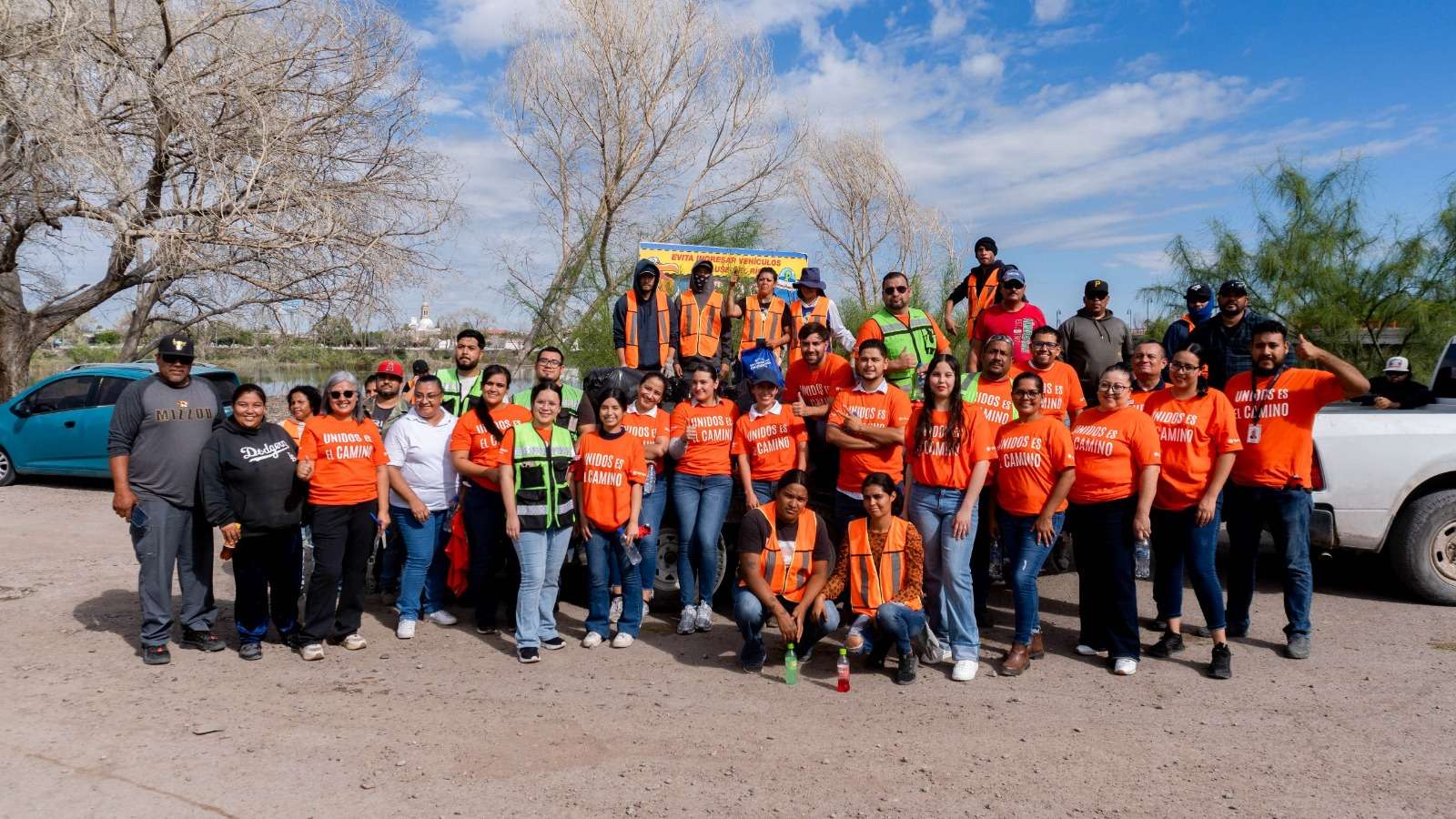 Retiran 1.5 toneladas de basura del Río San Pedro en Meoqui 