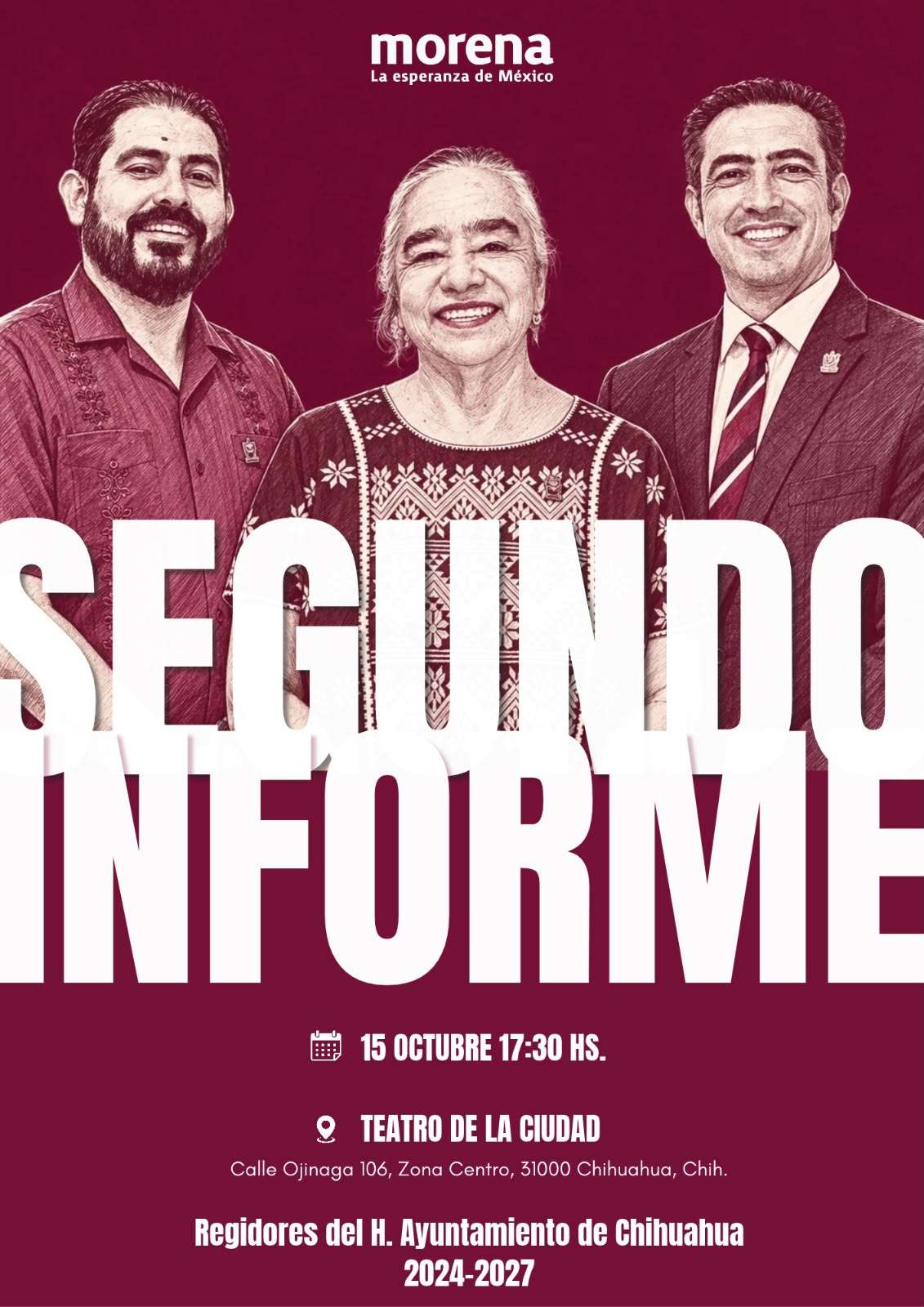 Presentará Morena segundo informe de sus regidores
