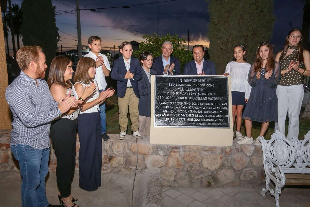 Reconocen en Delicias legado del arquitecto Jorge Roberto Ornelas Woessner