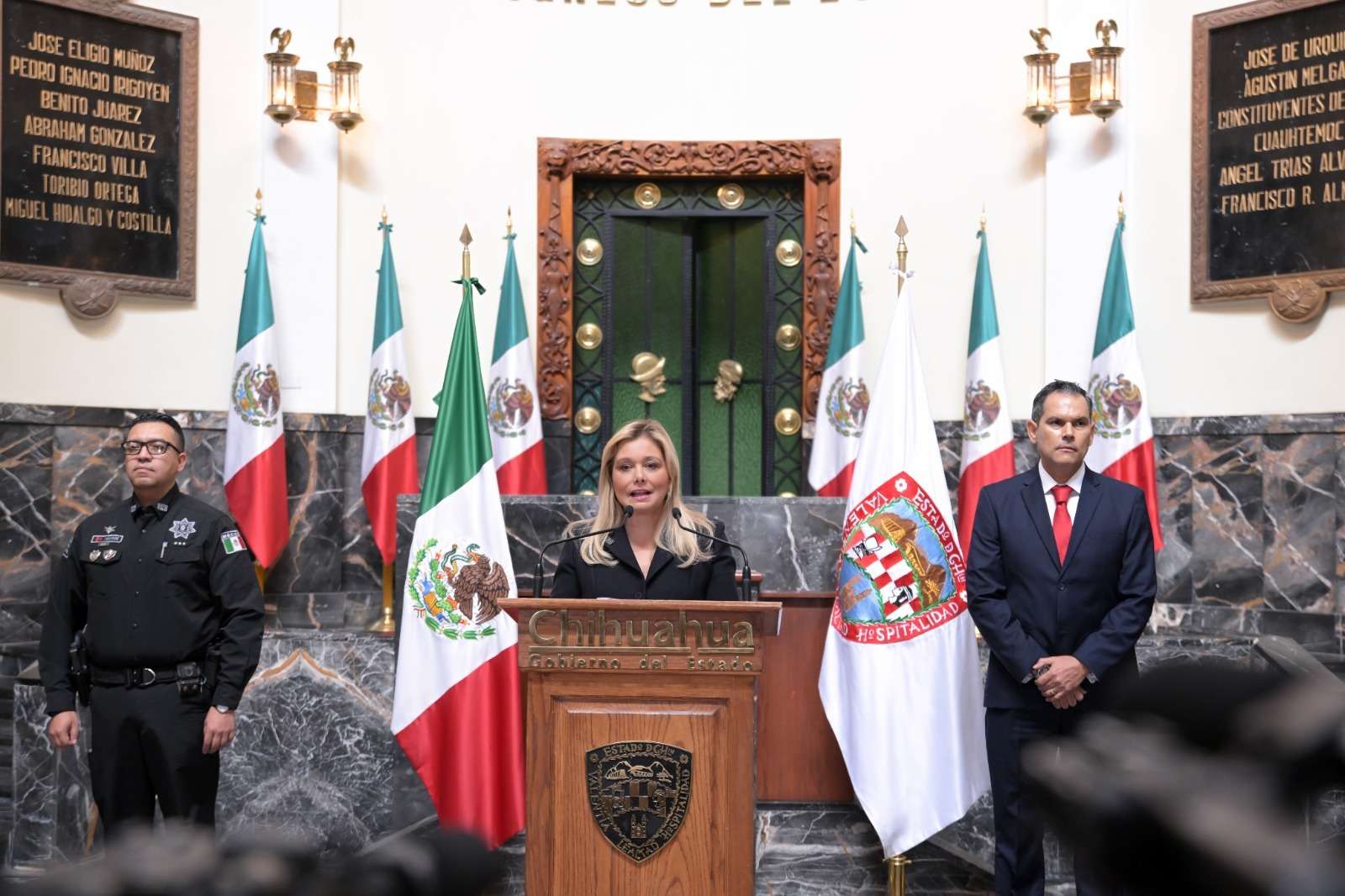 Anuncia Maru cambios estructurales en gabinete de Seguridad y Justicia