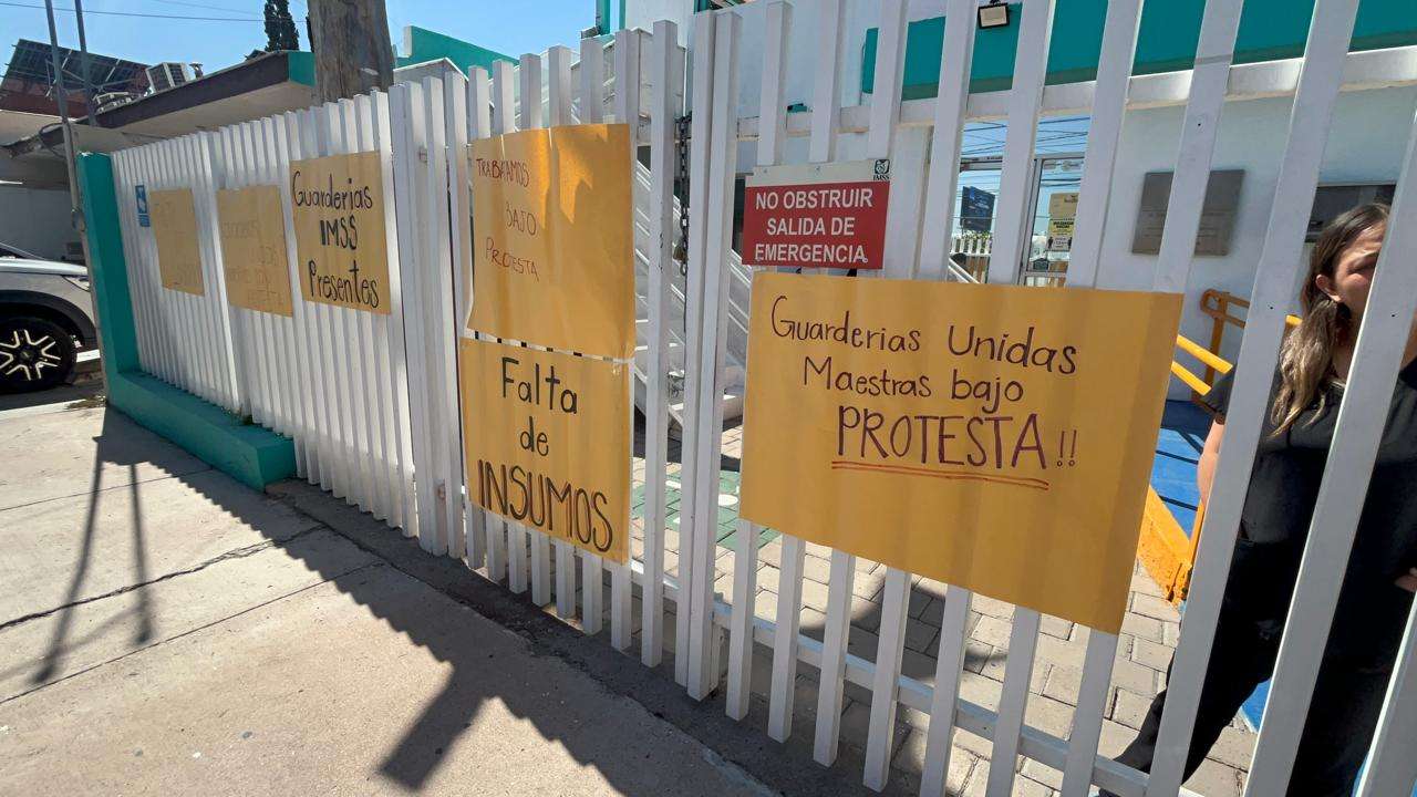 Trabajan bajo protesta en Guardería Número 2 del Imss