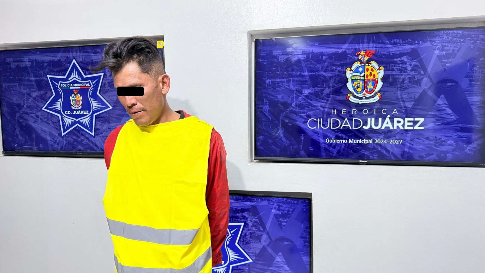Lo detienen por amenazas de muerte y con una arma