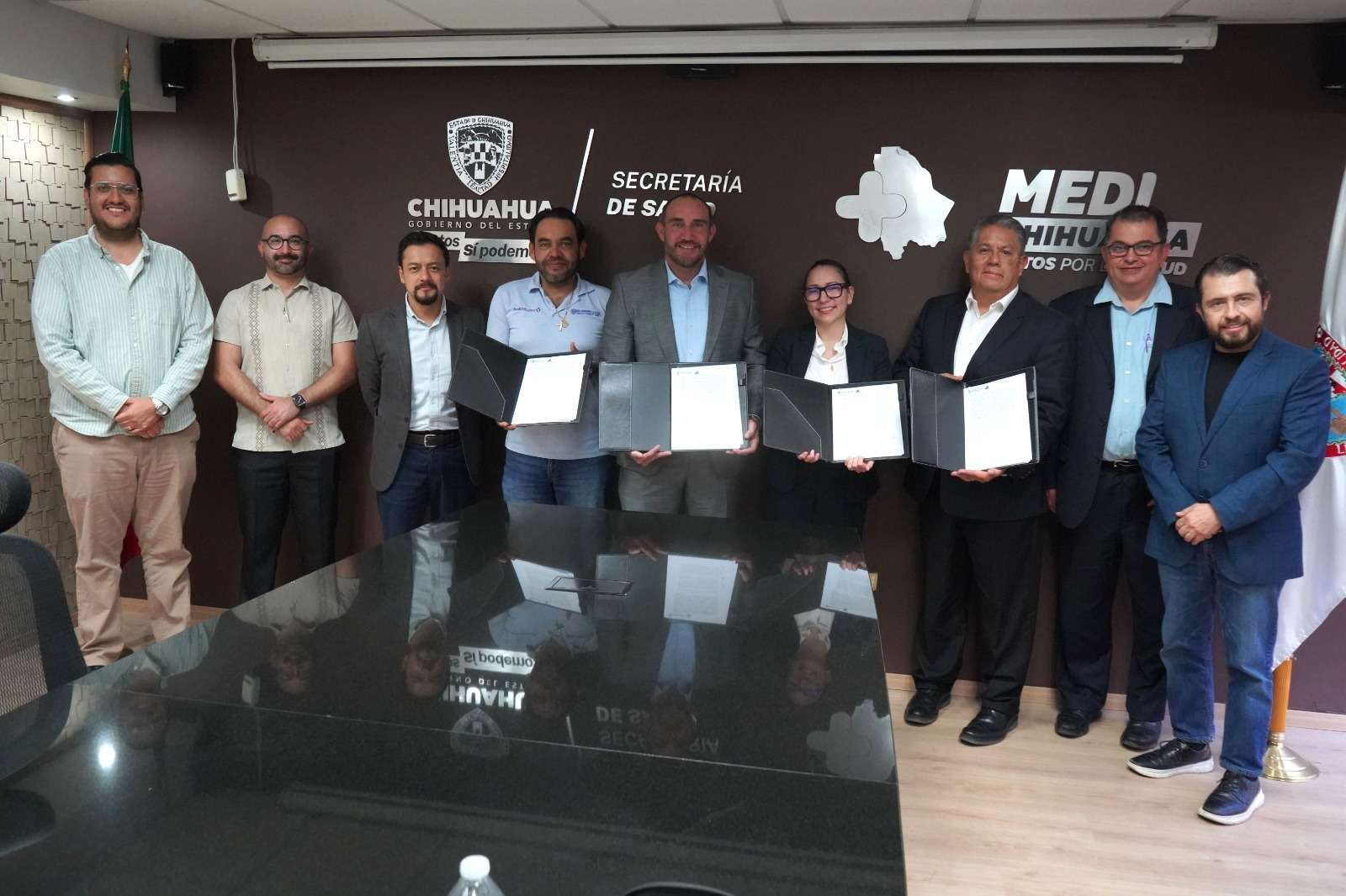 Firma Chihuahua convenio para fortalecer atención de infartos cerebrales