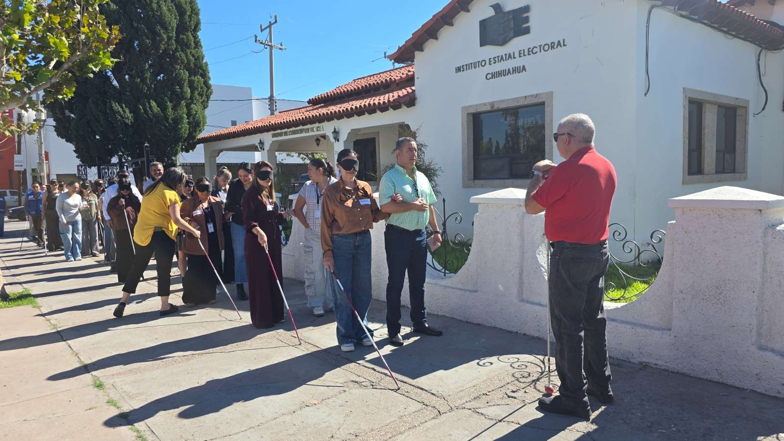 Llevan actividades de sensibilización sobre discapacidad al IEE